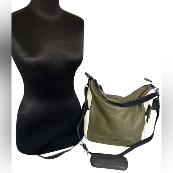 Coach Handbags - Coach Penny Crossbody Shoulder Bag Purse Colorblock Green, Black A2122-6154